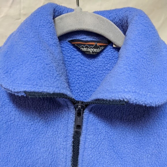 VTG 90’s PATAGONIA. Retro Synchilla Fleece full zip periwinkle. MINT condition. - Picture 8 of 11